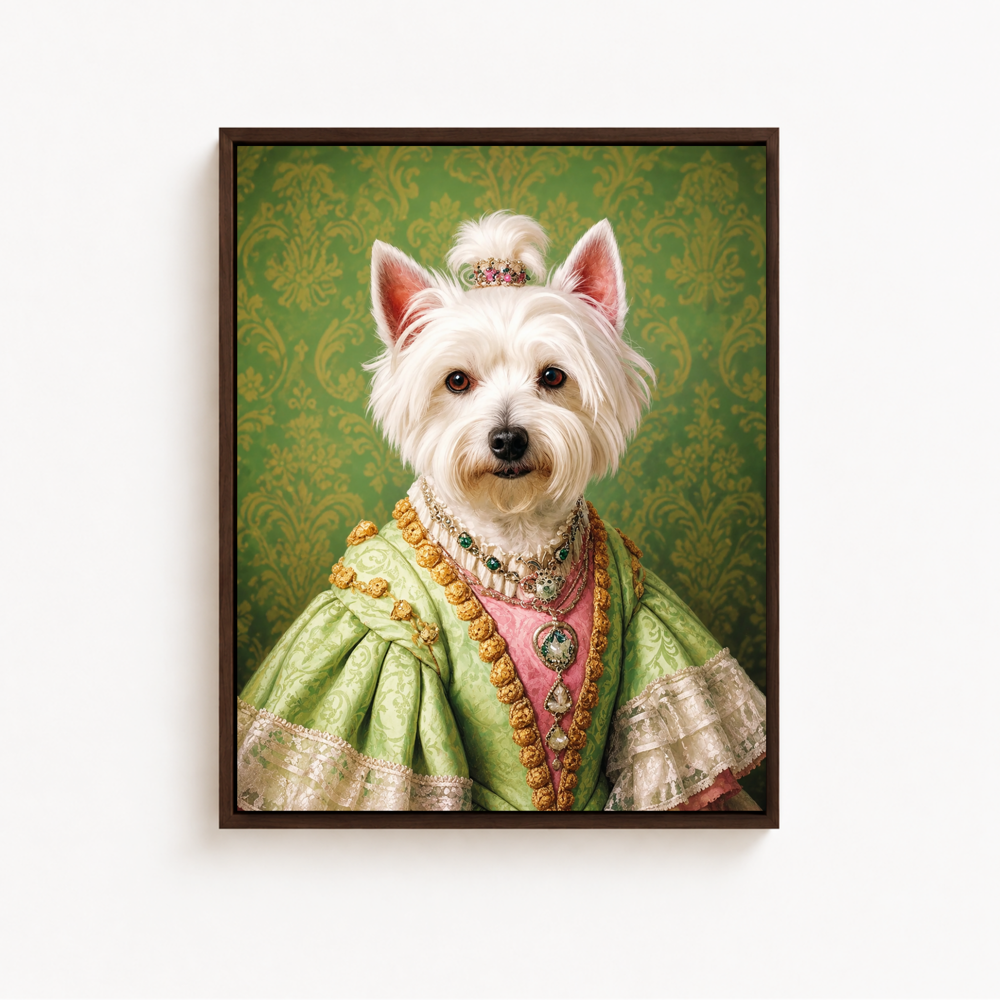 Custom Duchess Pet Portrait Canvas Aura Canvas