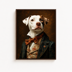 Distinguished Dog Portrait Canvas Aura Canvas