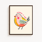 Winging It Daily Bird Canvas Wall Art Aura Canvas