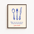 Food Lover Quote Canvas Wall Art Aura Canvas