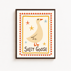 Silly Goose Canvas Wall Art Aura Canvas