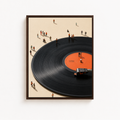 Vinyl Record Canvas Wall Art Aura Canvas