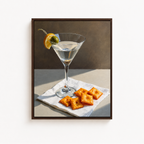 Martini Cocktail Canvas Wall Art Aura Canvas