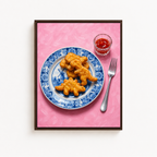 Dino Nugget Canvas Wall Art Aura Canvas