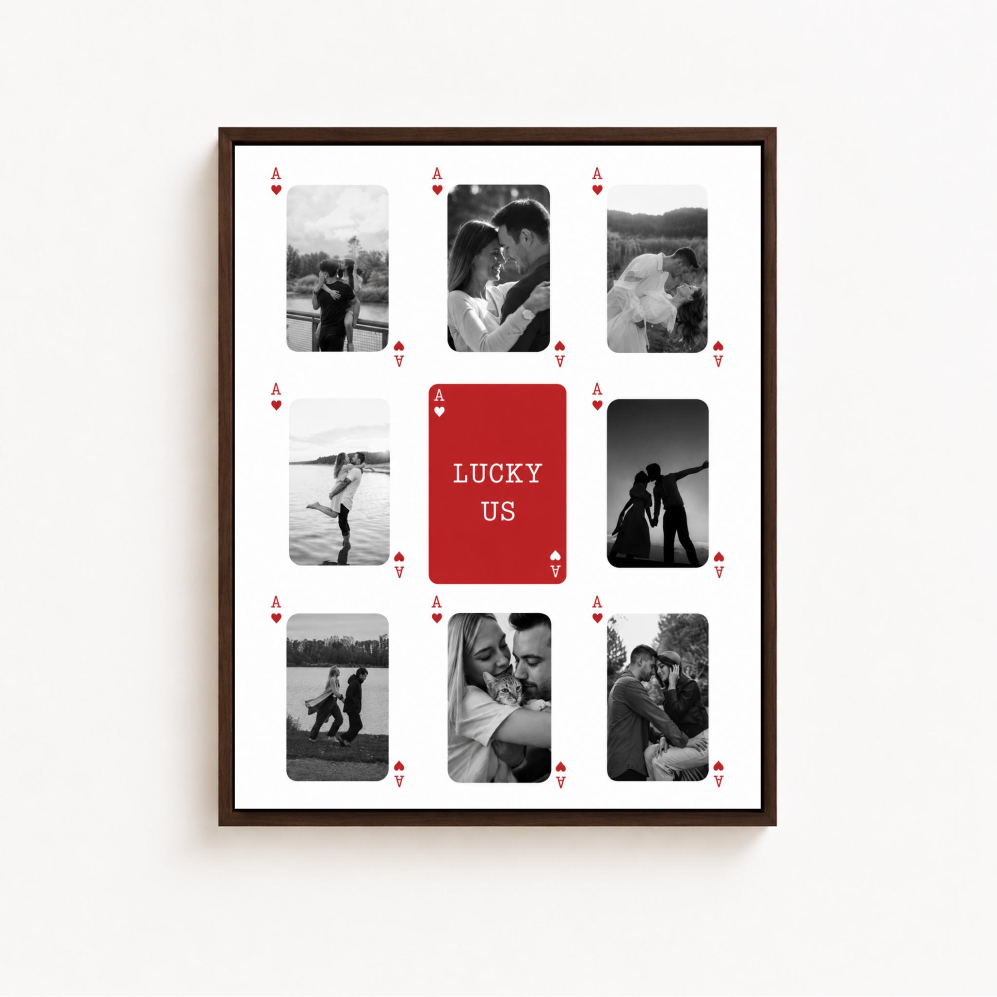Lucky Us Custom Photo Canvas Aura Canvas