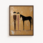 Western Horse Canvas Wall Art Aura Canvas