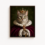 Custom Royal Pet Portrait Canvas Aura Canvas