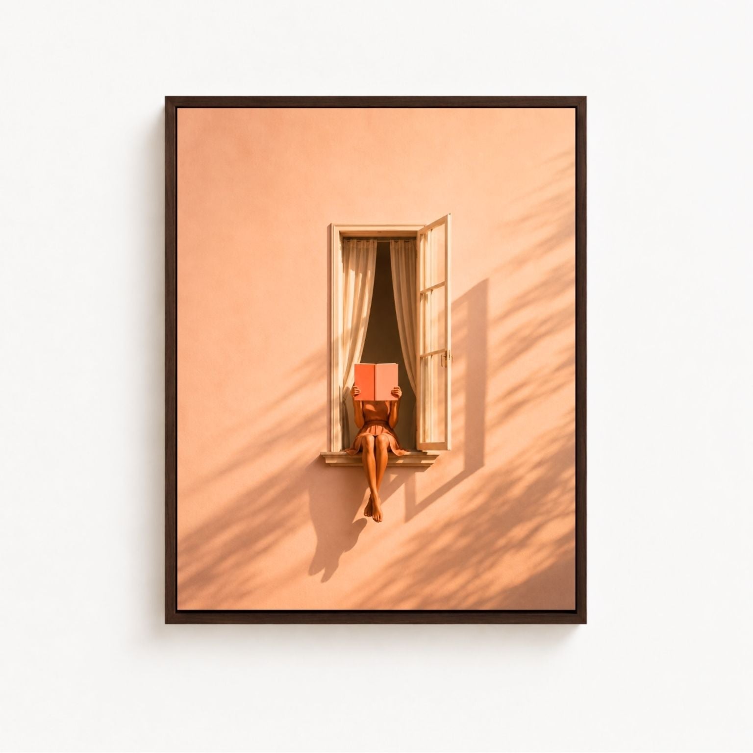 Woman Reading Canvas Wall Art