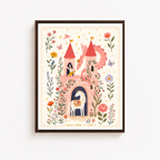 Fairy Tale Castle Canvas Wall Art Aura Canvas