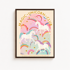 Magic Unicorn Club Canvas Wall Art Aura Canvas