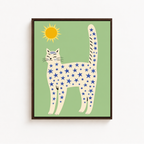 Star Cat Canvas Wall Art Aura Canvas