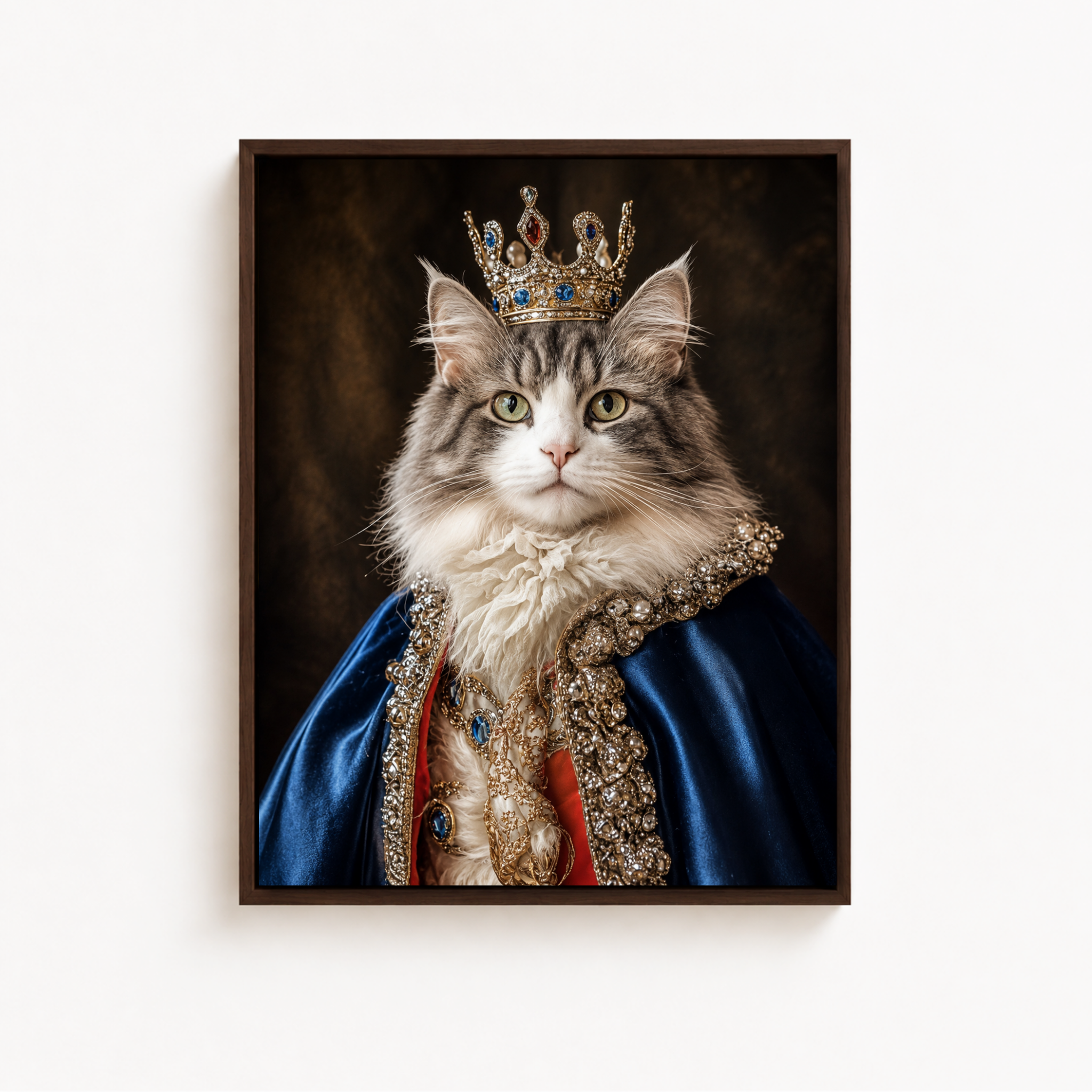Custom Regal Pet Portrait Canvas Aura Canvas