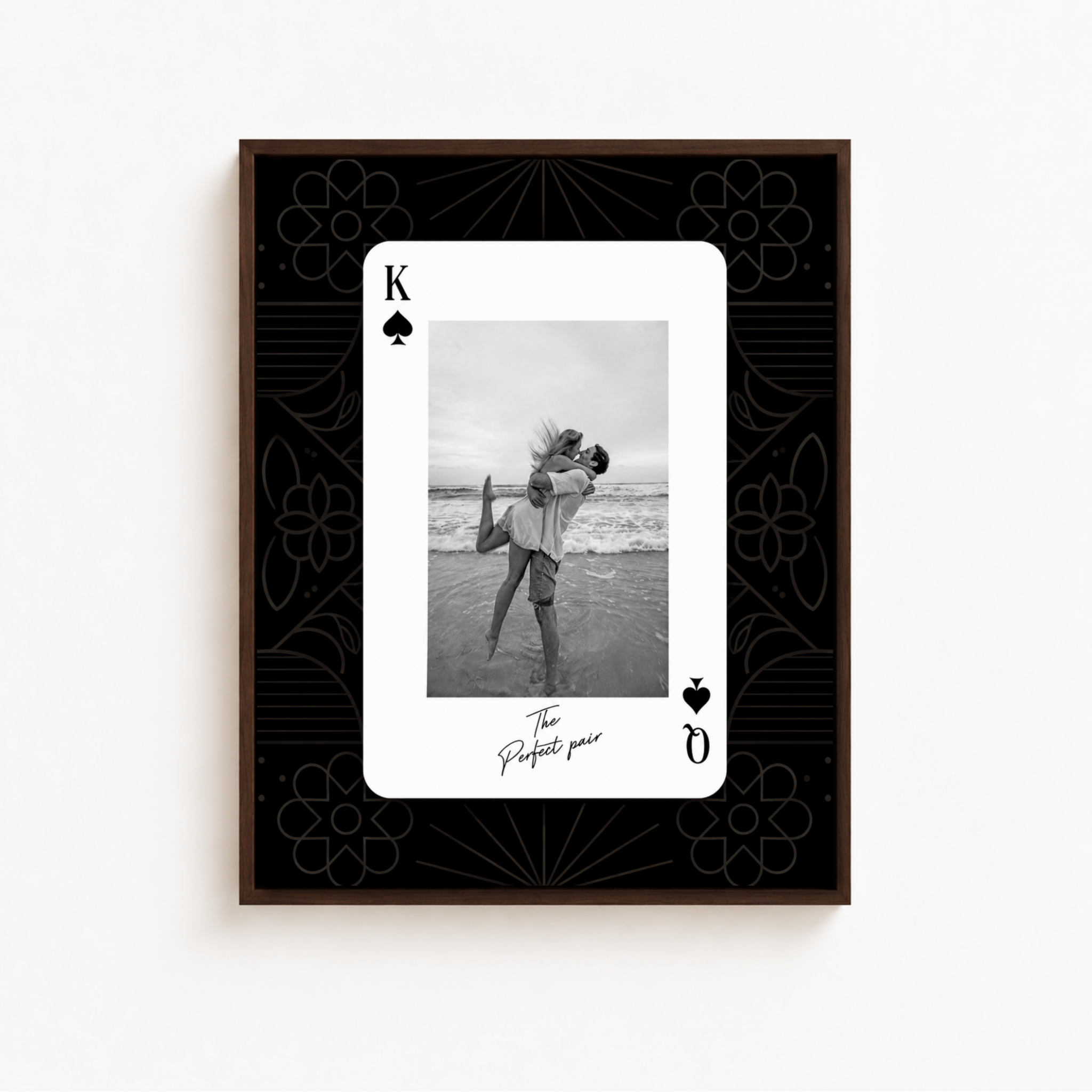 Personalized Playing Card Photo Canvas Aura Canvas