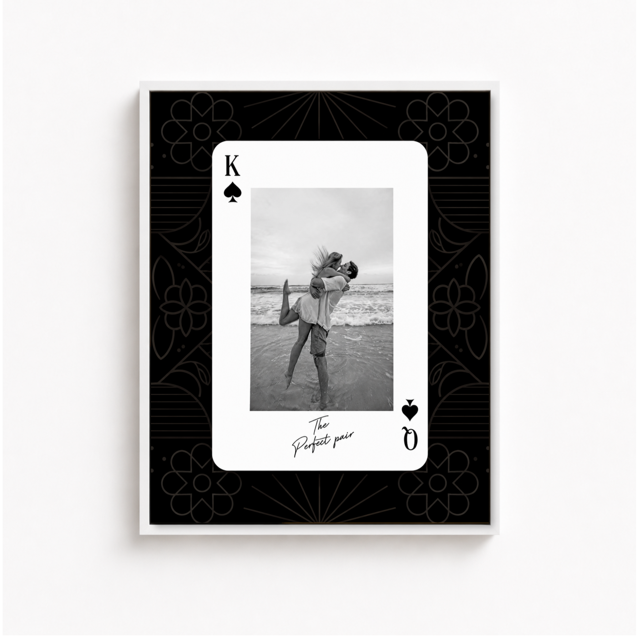 Personalized Playing Card Photo Canvas Aura Canvas