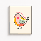 Winging It Daily Bird Canvas Wall Art Aura Canvas