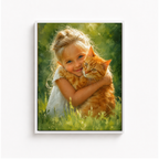 Custom Memory Portrait Canvas Aura Canvas