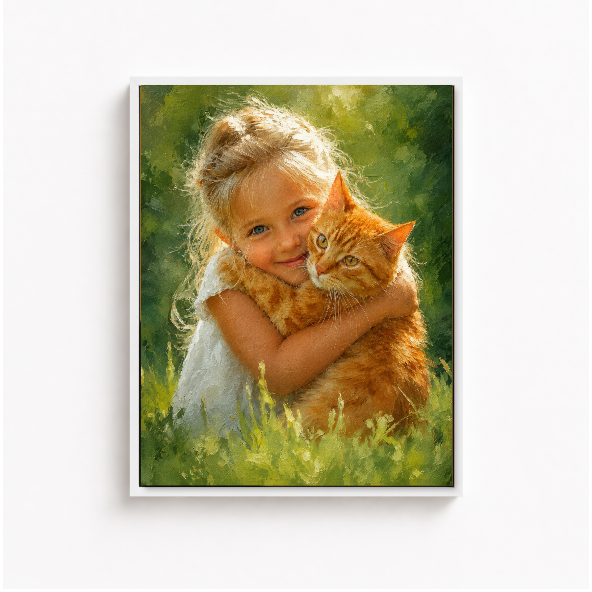 Custom Memory Portrait Canvas Aura Canvas