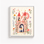 Fairy Tale Castle Canvas Wall Art Aura Canvas