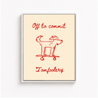 Tomfoolery Dog Canvas Wall Art Aura Canvas