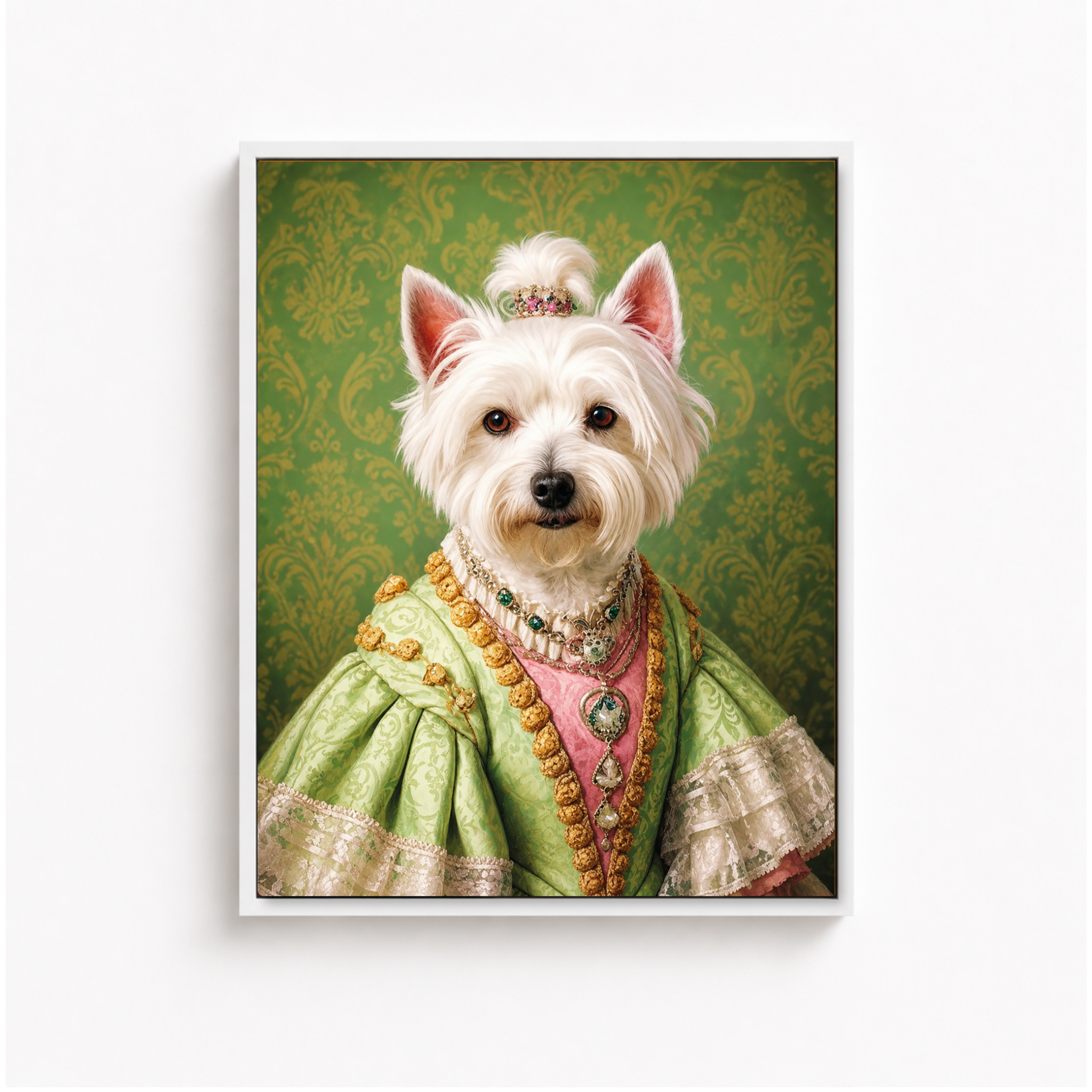 Custom Duchess Pet Portrait Canvas Aura Canvas