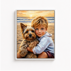 Custom Portrait Canvas From Photo Aura Canvas