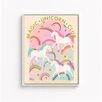 Magic Unicorn Club Canvas Wall Art Aura Canvas
