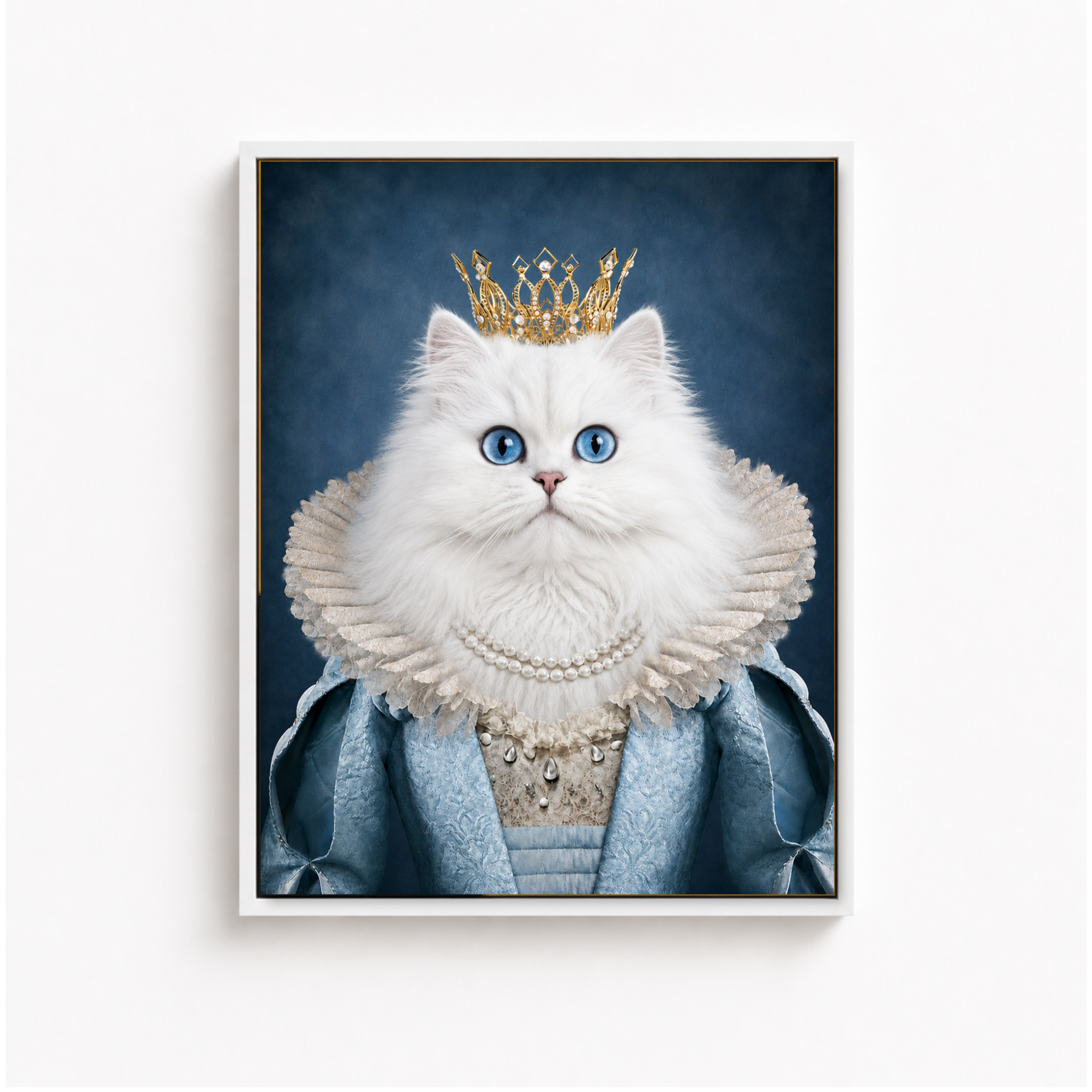 Custom Queen Pet Portrait Canvas Aura Canvas