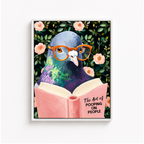 Funny Pigeon Canvas Wall Art Aura Canvas