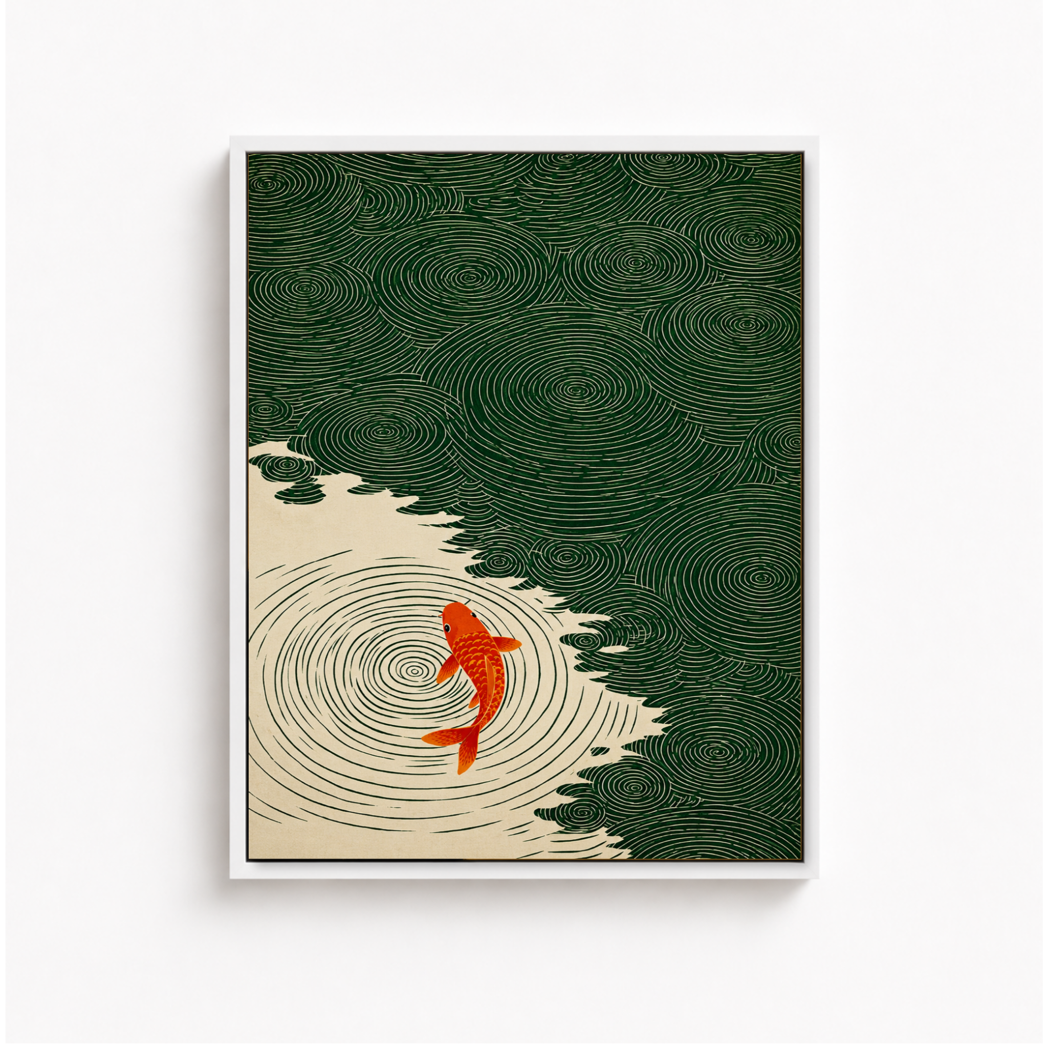 Koi Fish Canvas Wall Art Aura Canvas