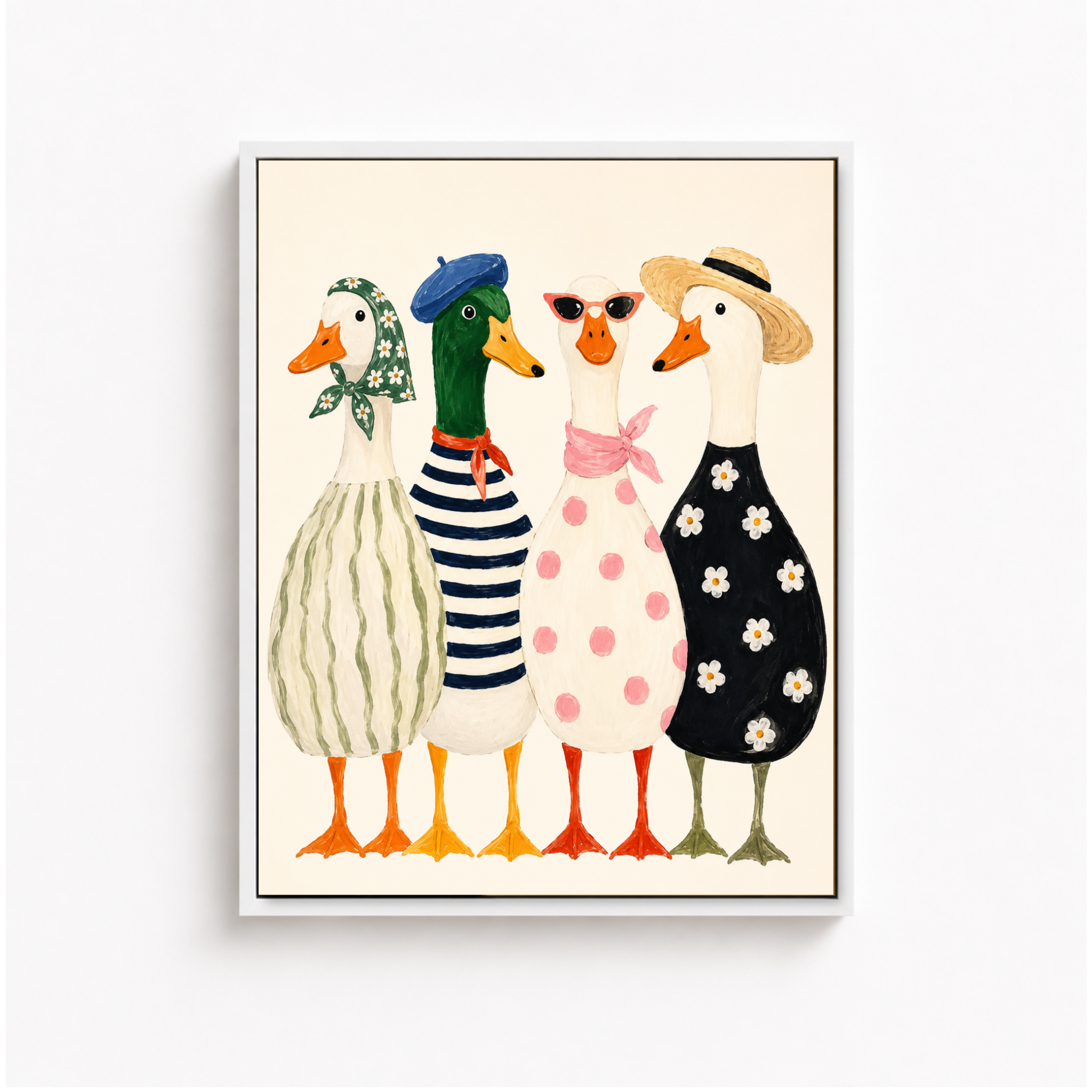 Stylish Geese Canvas Wall Art Aura Canvas