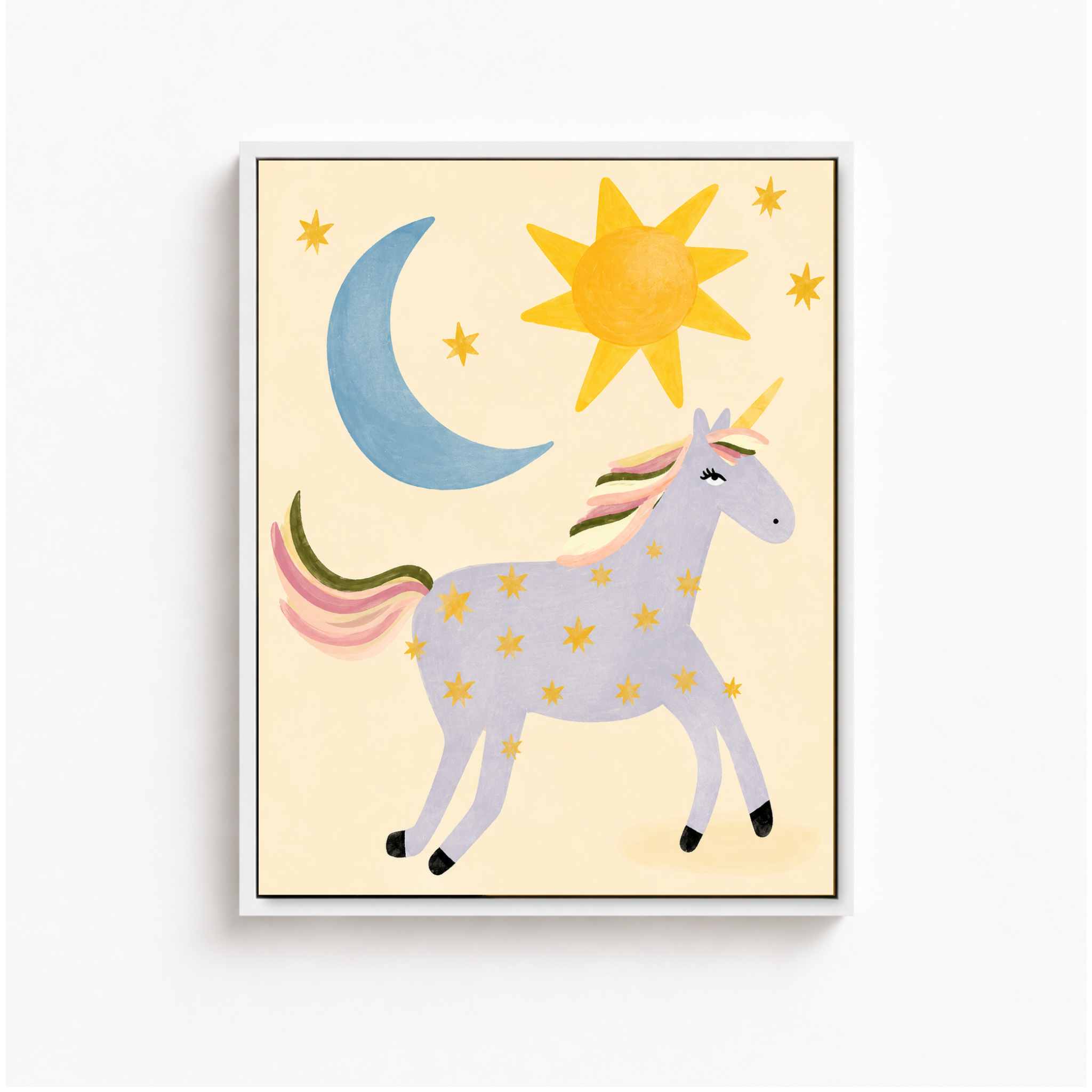 Magical Unicorn Canvas Wall Art Aura Canvas