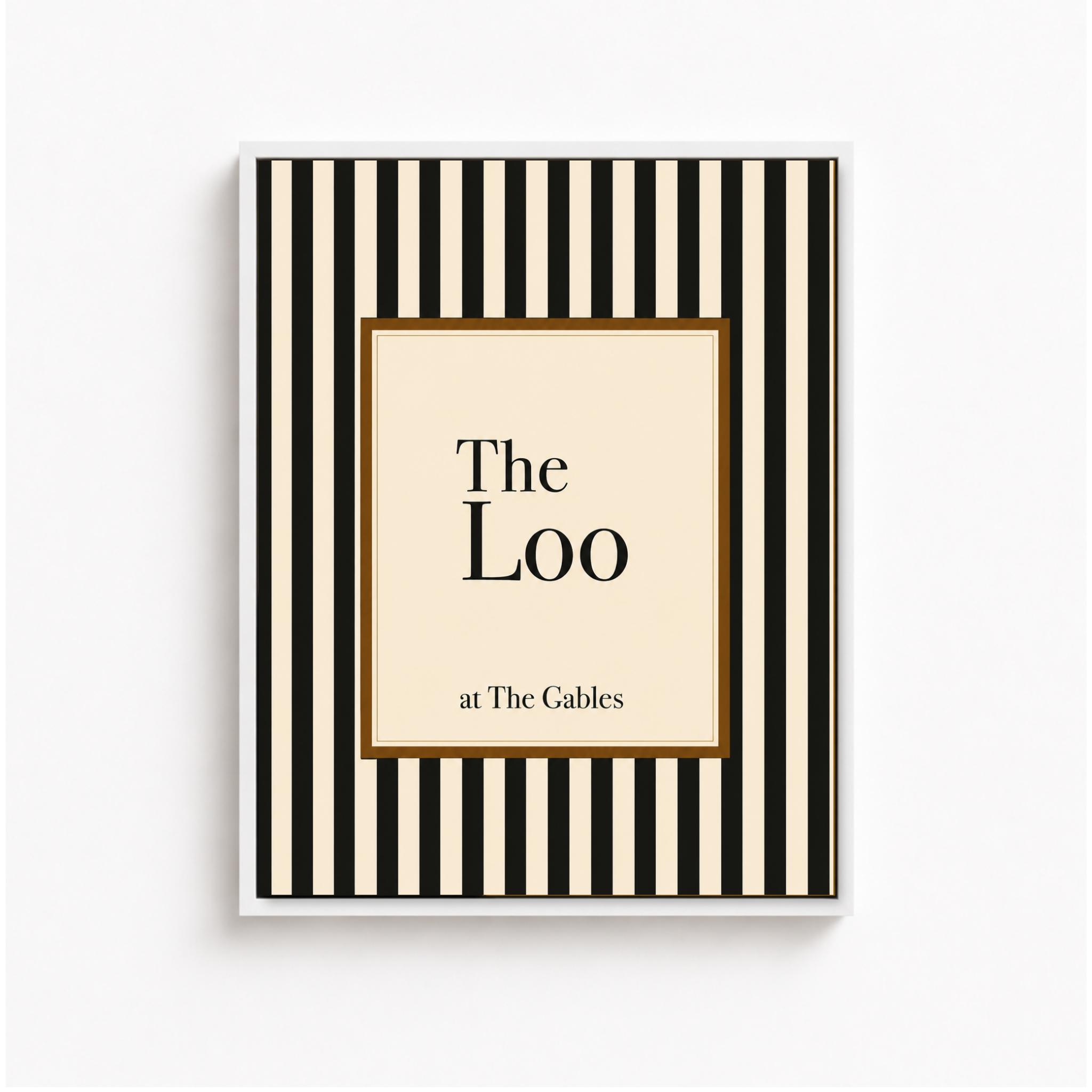 The Loo Canvas Wall Art Aura Canvas