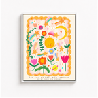 You Fill My Days With Sunshine Canvas Wall Art Aura Canvas