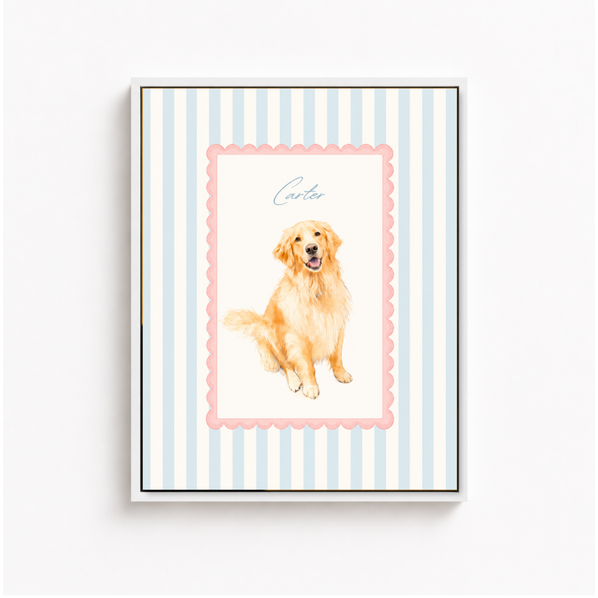 Custom Pet Memorial Canvas (Copy) Aura Canvas