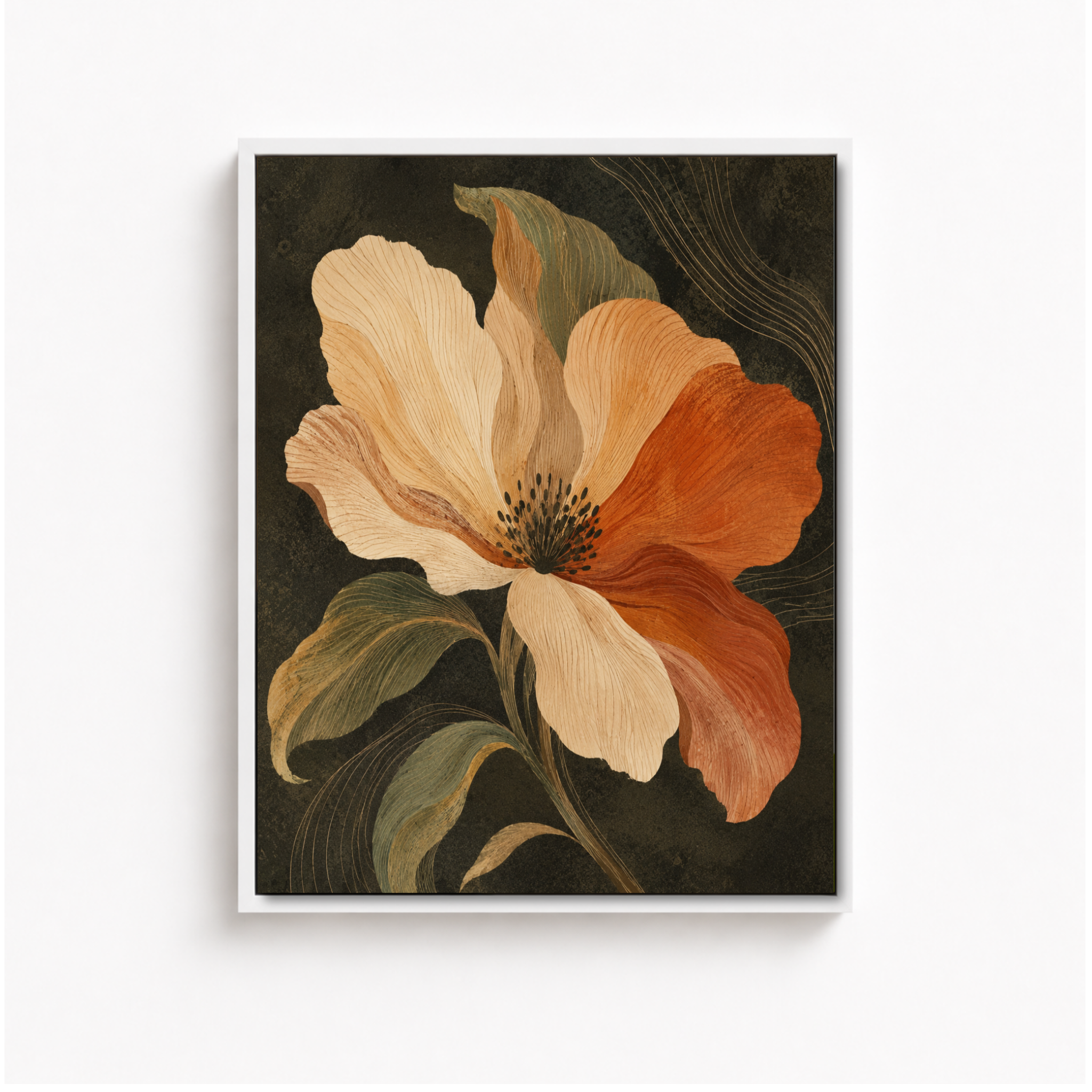 Vintage Floral Canvas Wall Art (Copy) Aura Canvas
