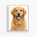 Custom Pet Portrait Canvas Wall Art Aura Canvas