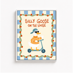 Silly Goose On The Loose Canvas Wall Art Aura Canvas