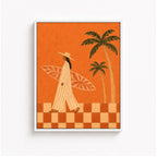 Surfer Girl Canvas Wall Art