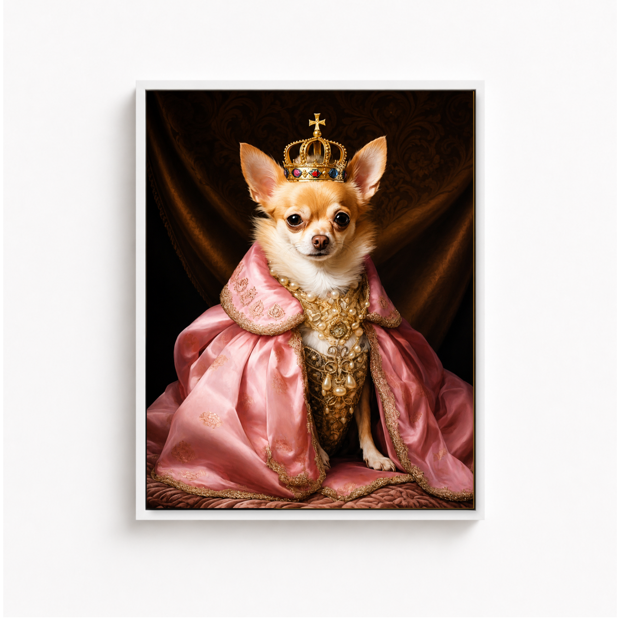 Custom Cowboy Pet Portrait Canvas (Copy) Aura Canvas