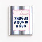 Snug As A Bug Canvas Wall Art Aura Canvas