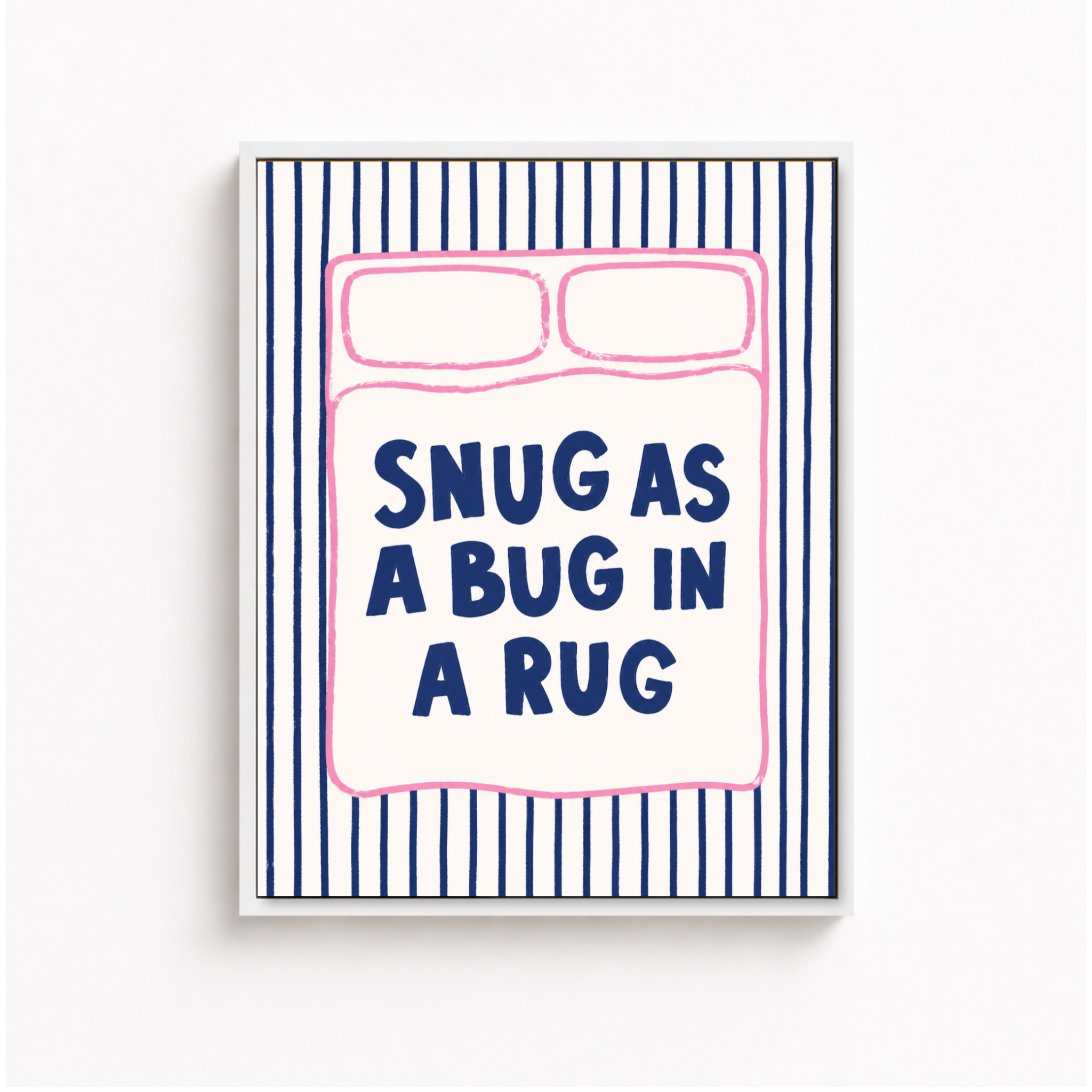 Snug As A Bug Canvas Wall Art Aura Canvas