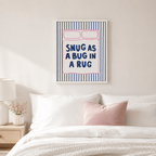 Snug As A Bug Canvas Wall Art Aura Canvas