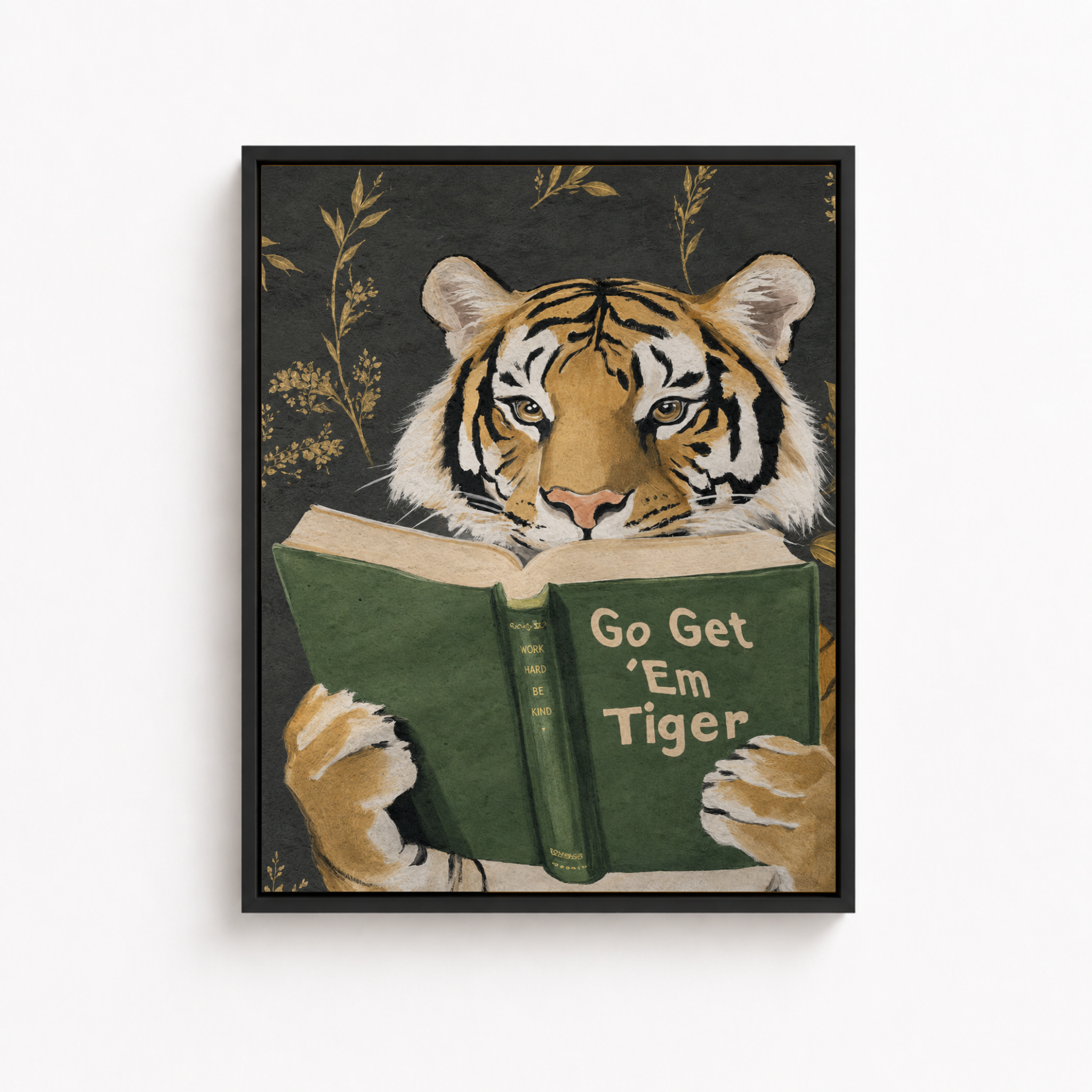 Go Get ’Em Tiger Canvas Wall Art Aura Canvas