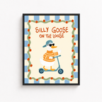 Silly Goose On The Loose Canvas Wall Art Aura Canvas
