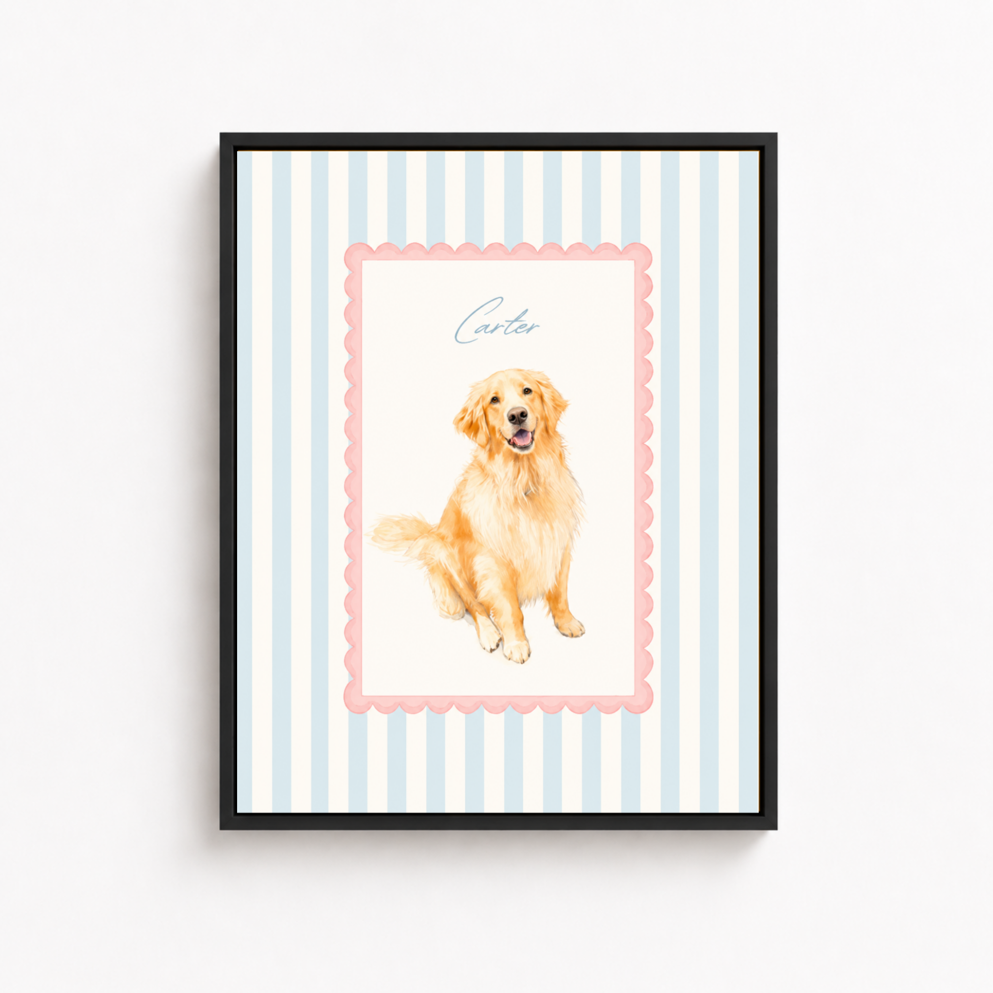 Custom Pet Memorial Canvas (Copy) Aura Canvas