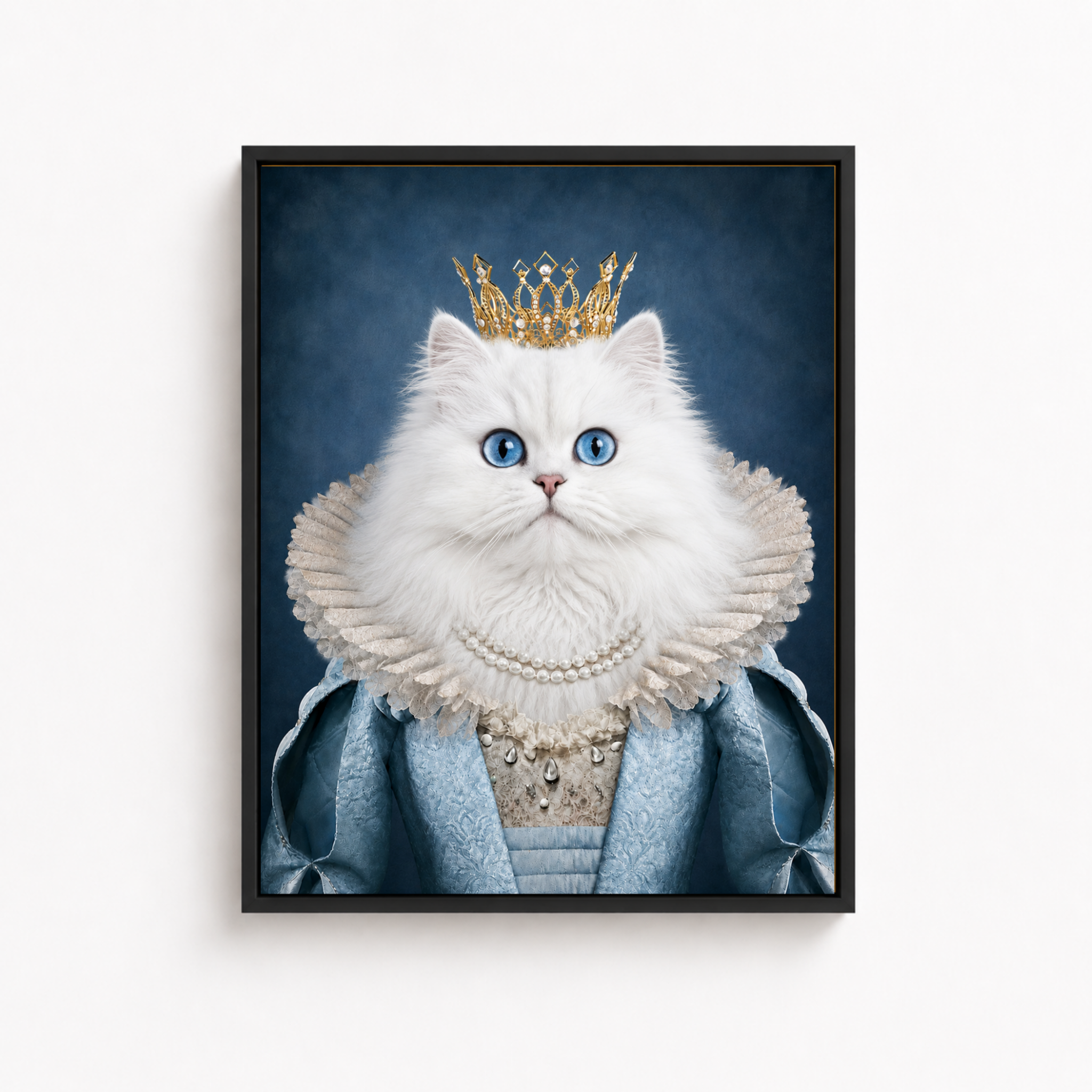 Custom Queen Pet Portrait Canvas Aura Canvas
