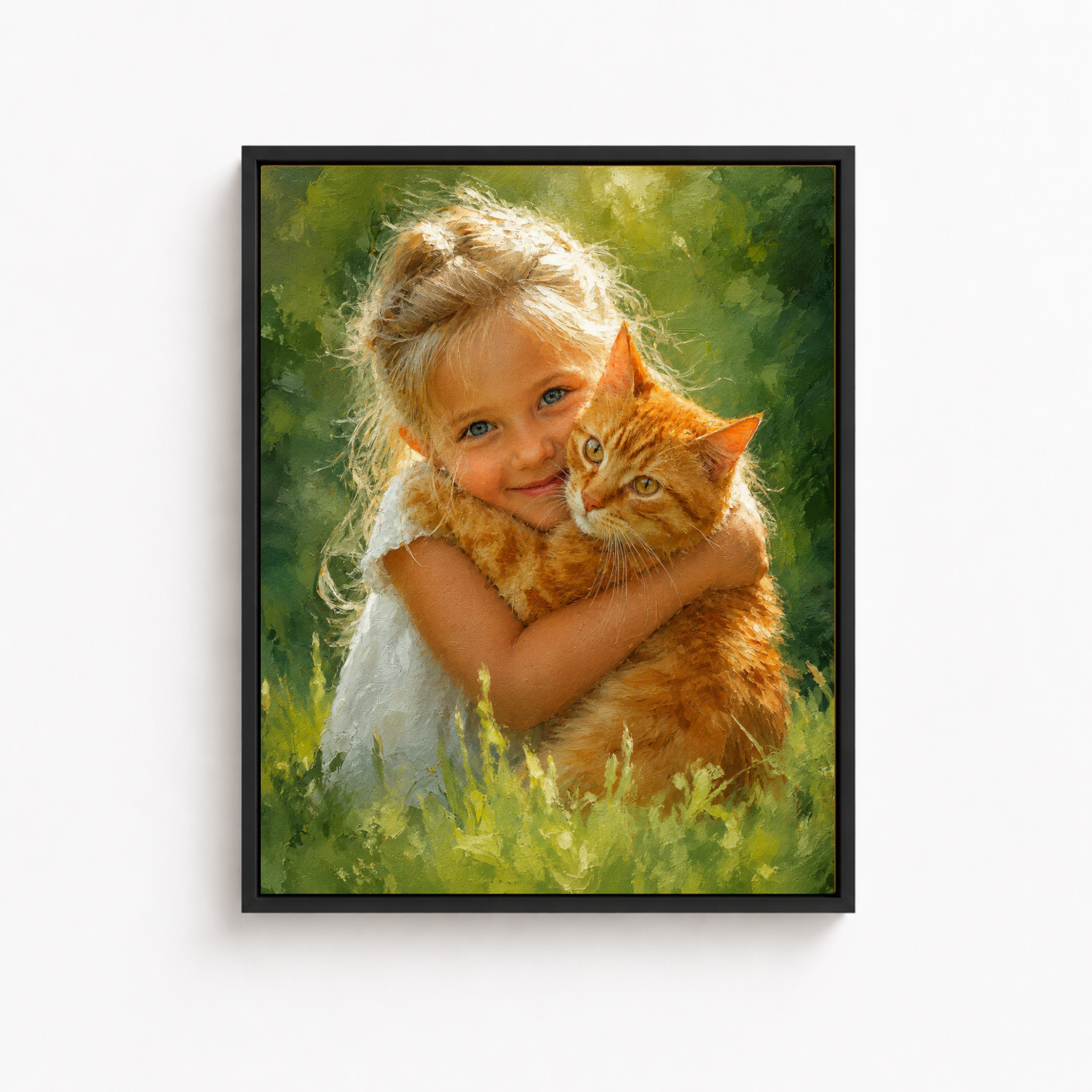 Custom Memory Portrait Canvas Aura Canvas