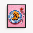 Dino Nugget Canvas Wall Art Aura Canvas