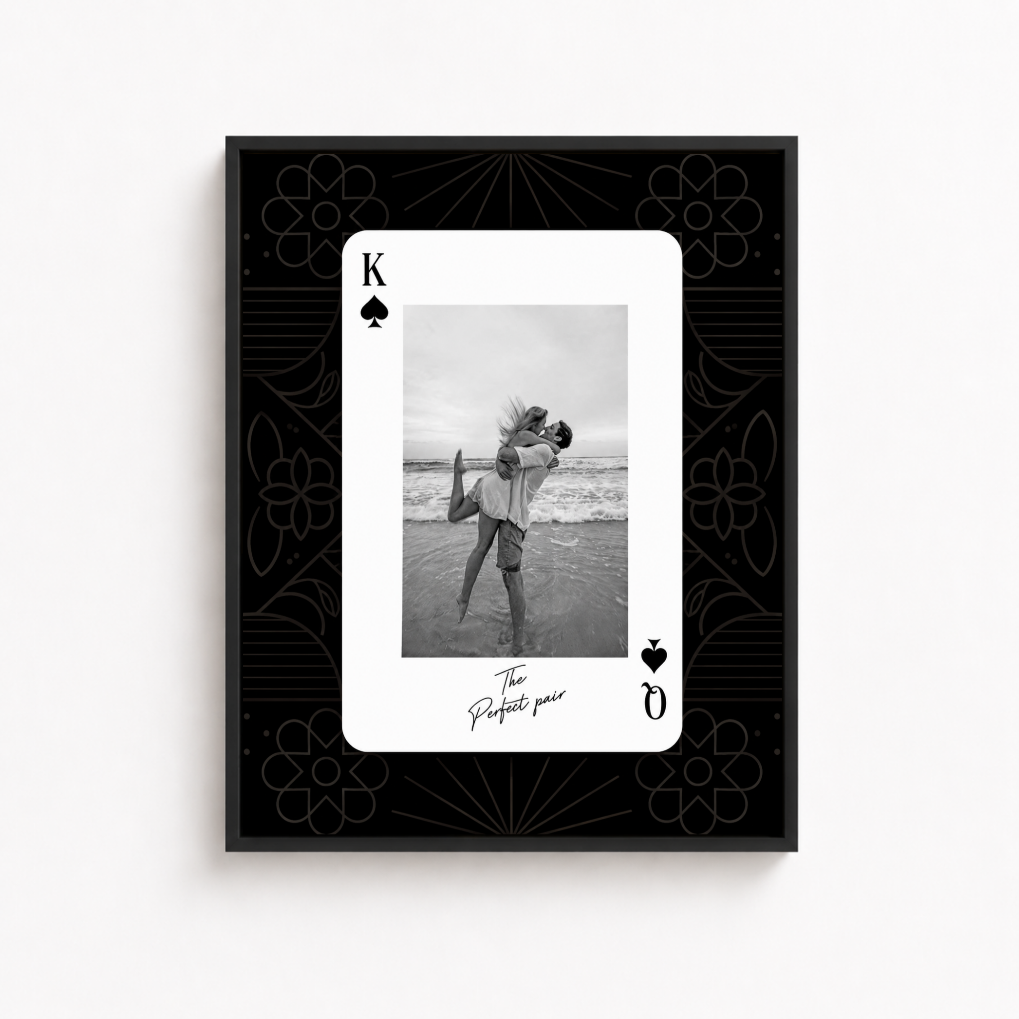 Personalized Playing Card Photo Canvas Aura Canvas