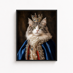 Custom Regal Pet Portrait Canvas Aura Canvas